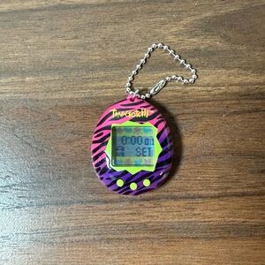 Tamagotchi Gen 1 Pink Zebra Reissue Tested Working
